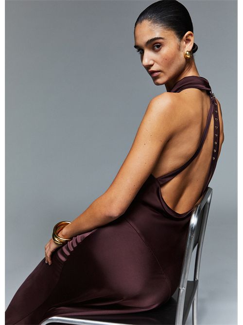 Abito lungo in raso LIU JO | CA6174T522A/P9646